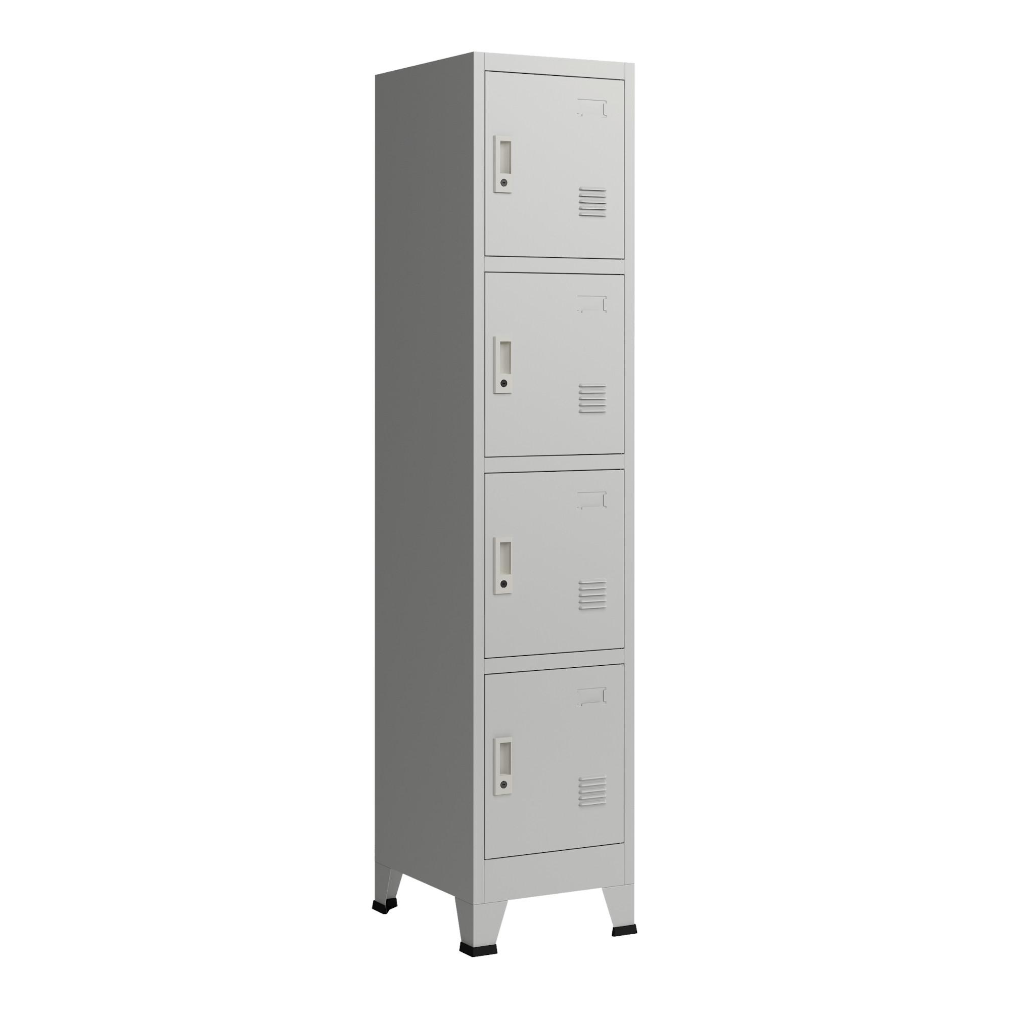SPIND Joroinen - Grau, Metall (38/180/45cm) - [en.casa]