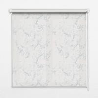 INNENROLLO - Fensterrollo - Rollo - 100x100 cm - Weißer Marmor - Weiß, Kunststoff (100/100/0.5cm) - TULUP