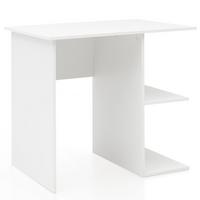 SCHREIBTISCH – großzügige Fläche, mit Aufbewahrung, Spanplatte, modern - Weiß, Holz (60/82/76cm) - KADIMA DESIGN
