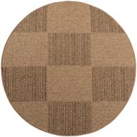 TEPPICH Outdoor ARLBERG in Beige, in Jute-Optik, aus Polypropylen, Ø 200 cm - Beige, Textil (200/200cm) - KADIMA DESIGN