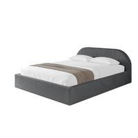 POLSTERBETT mit Bettkasten und Lattenrost, Boxbett ohne Matratze - TIVON-V1 180x200 Dunkelgrau - Anthrazit, Holzwerkstoff/Textil (180/200cm) - ALTDECOR