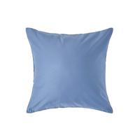 KISSENBEZUG Premium, Ägyptische Baumwolle, Fadendichte 1000 - Blau, Textil (40/40cm) - Homescapes