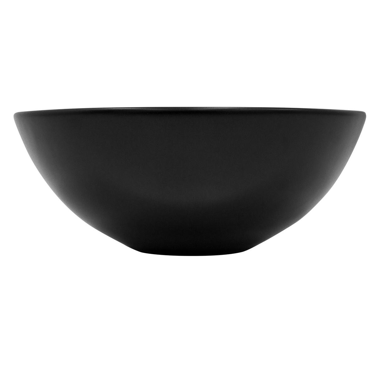 WASCHBECKEN - Schwarz, Keramik (28/15/28cm) - ML-DESIGN