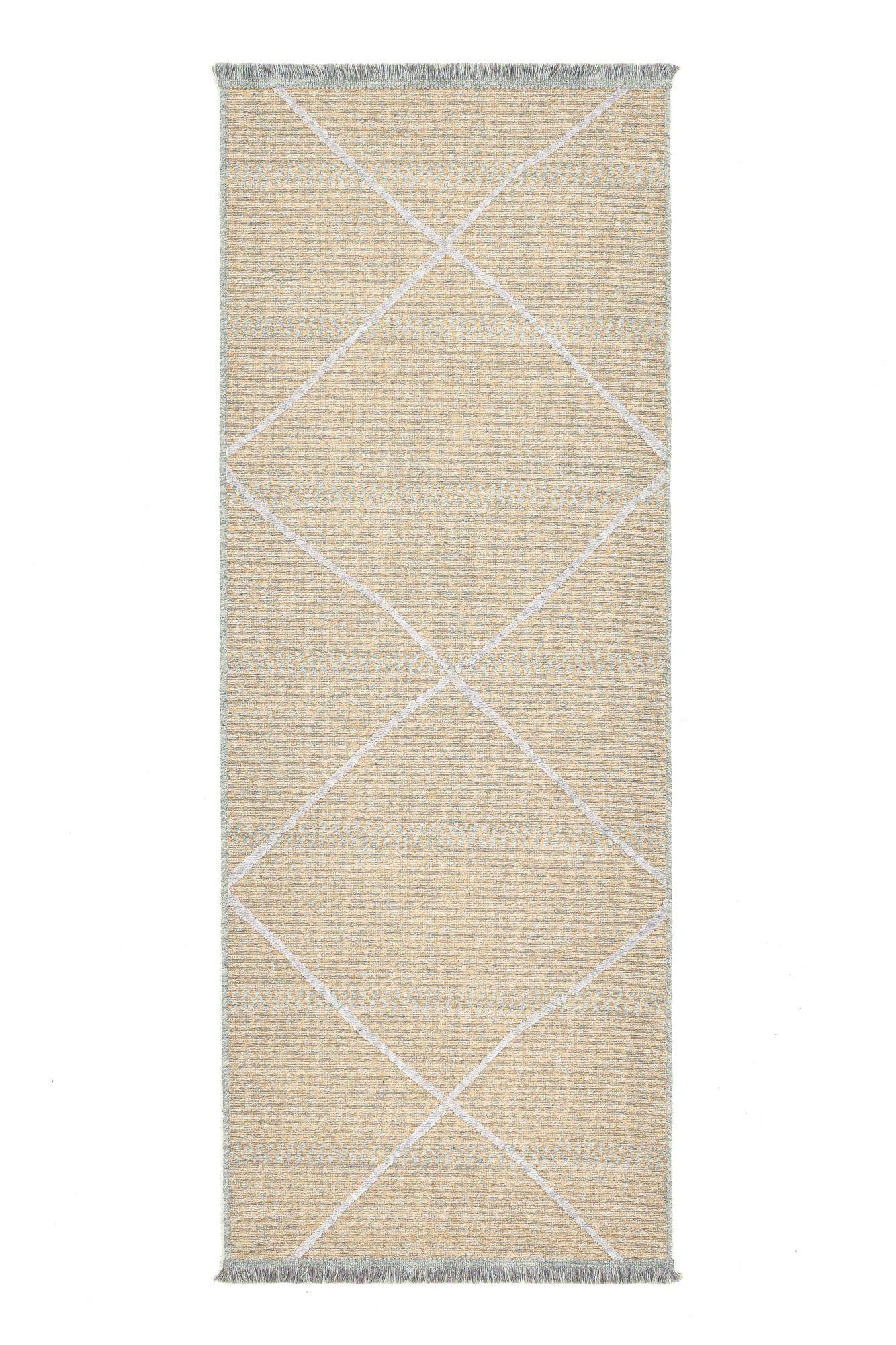 FLACHWEBTEPPICH Braderup 80x200 cm - Goldfarben, Textil (80/200cm) - Sansibar SYLT
