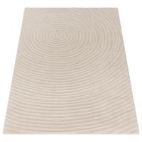 KURZFLORTEPPICH, einfarbig, aus Polypropylen, Florhöhe 14 mm, Creme, 160 x 220 cm - Beige, Textil (220/160cm) - KADIMA DESIGN