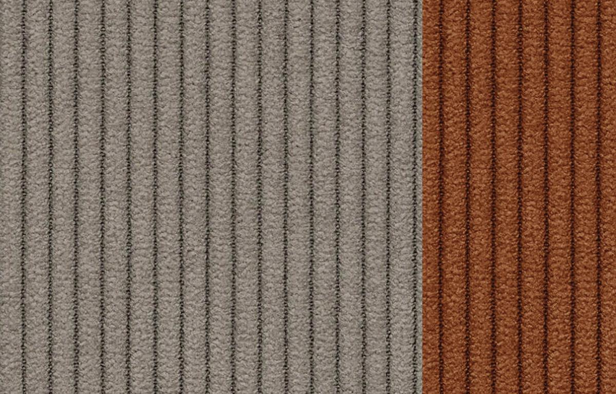 SESSEL OLI in Cordstoff taupe - Taupe, Holz/Textil (130/91/108cm) - Wozimo
