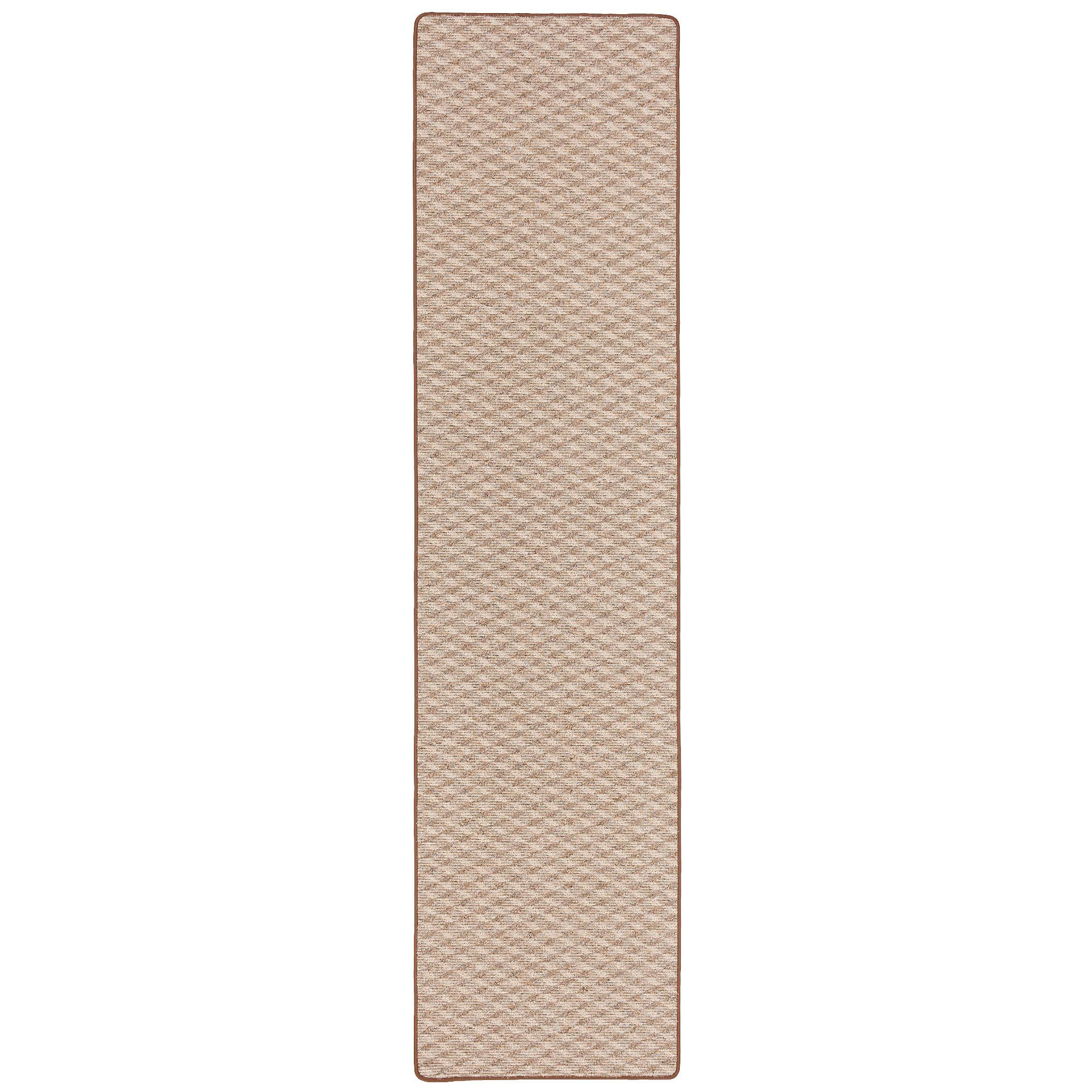 SCHLINGEN LÄUFER MODERN DIAMOND - Cognac, Textil (100/100cm) - Snapstyle
