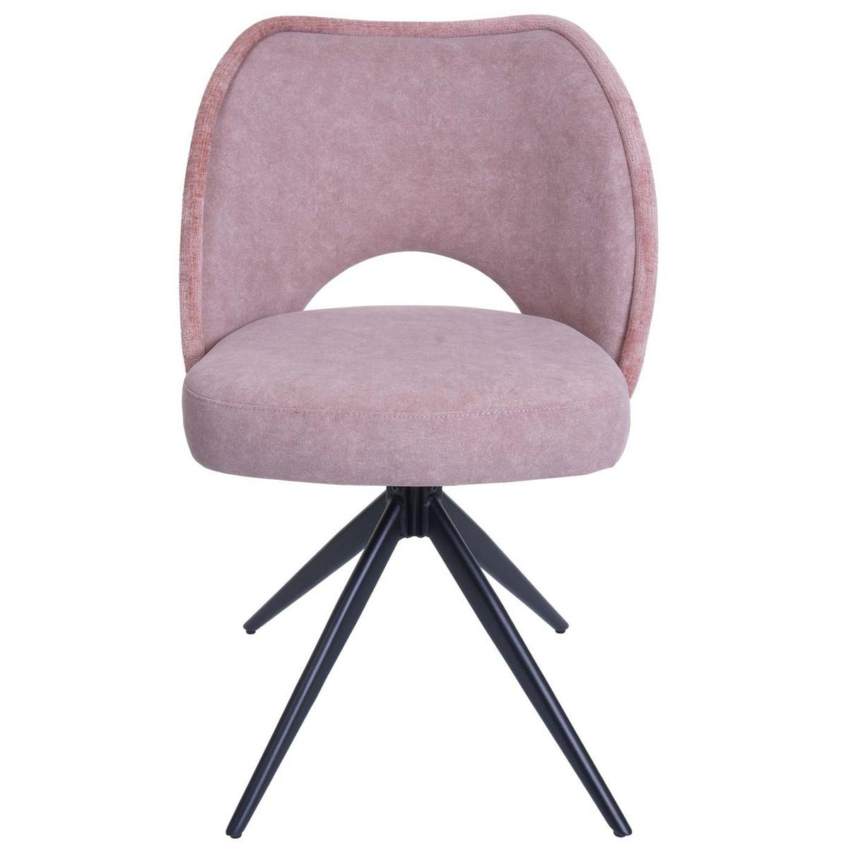 ESSZIMMERSTUHL Altrosa 6er-Set - Altrosa/Rosa, Textil (54/84/60cm) - MCW