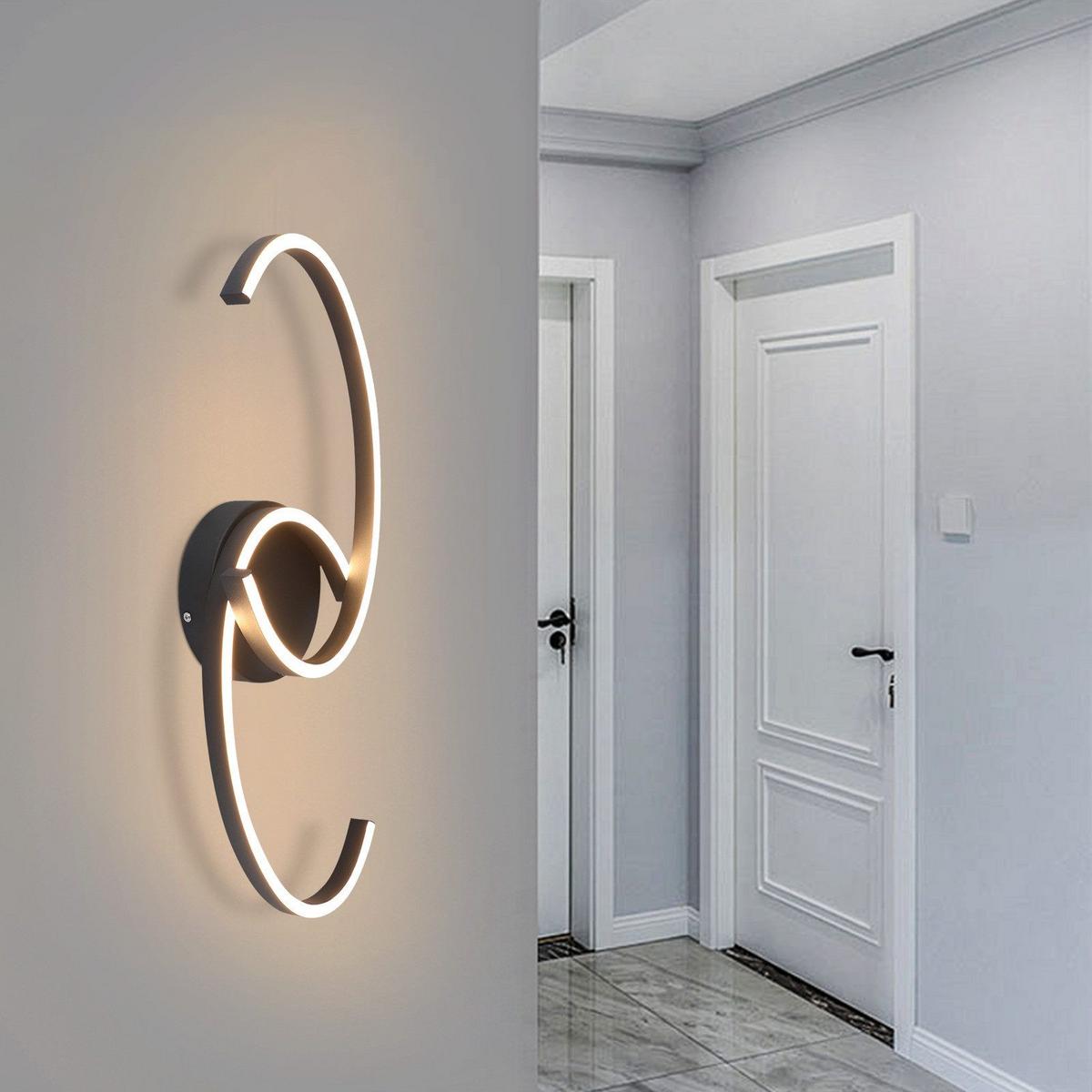 LED-DECKENLEUCHTE Lapp 23/61.6/7cm - Schwarz, Metall (61.6/23/7cm) - Nettlife
