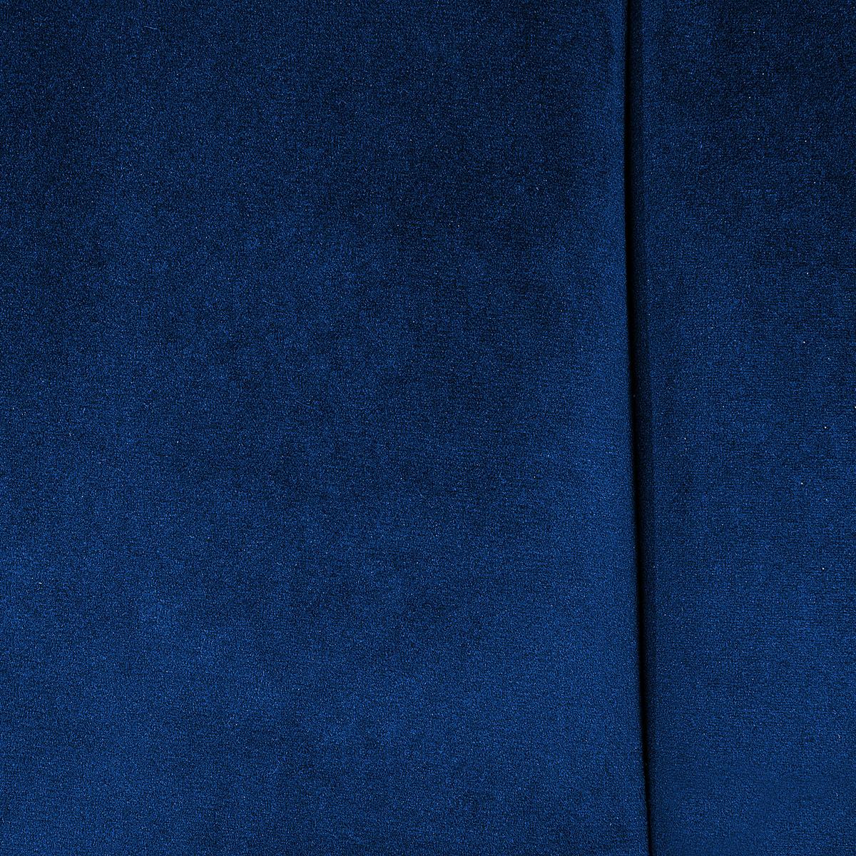 3-SITZER-SOFA Samtstoff Kobaltblau Alsvag - Hellblau, Textil (191/73/73cm) - Beliani