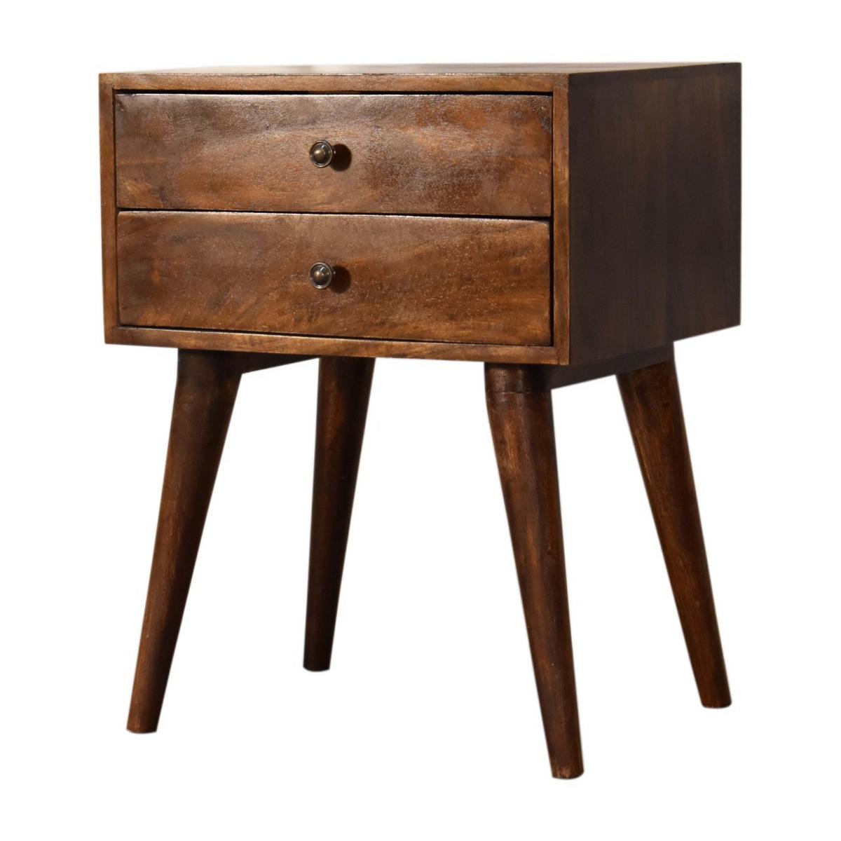 NACHTTISCH Ariella, Kastanienbraun - Braun, Holz (45/57/35cm) - Artisan Furniture