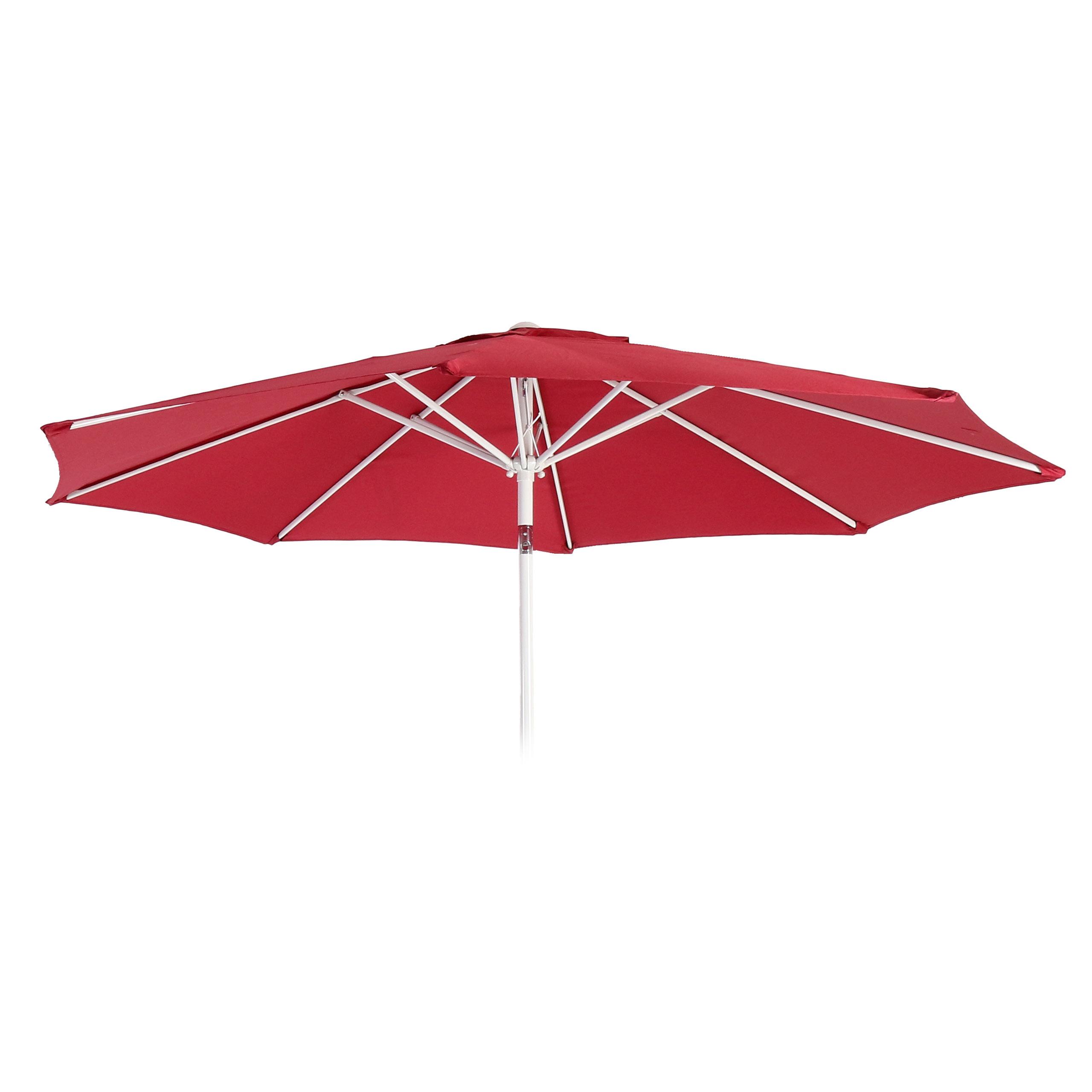 ERSATZ-BEZUG FÜR SONNENSCHIRM Rot - Rot, Textil (300/300cm) - MCW