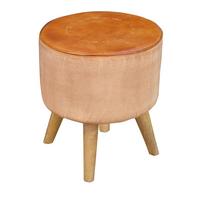 HOCKER, braun, 38x42cm - Braun, Holz (38/42/38cm) - Wanderlust