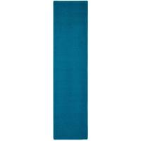 TREND VELOURS LÄUFER TEPPICH JOY - Petrol, Textil (100/100cm) - Snapstyle