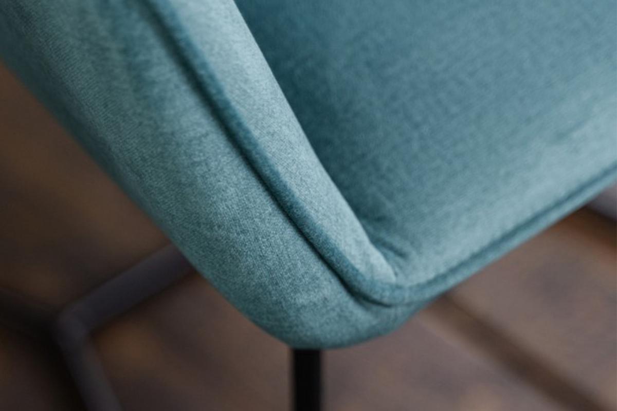 ESSZIMMERSTUHL ZINA Blau Webstoff - Blau, Textil (56/87/58cm) - KAWOLA