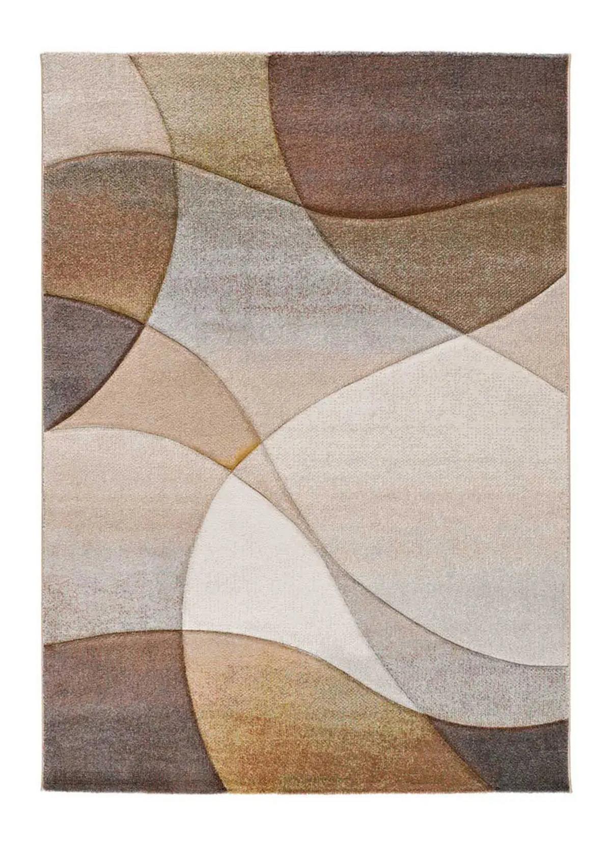 KURZFLORTEPPICH Terrakotta / Beige Badet 80/150 cm - Beige/Terracotta, Textil (80/150cm) - Atticgo