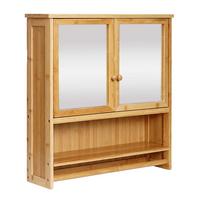 SPIEGELSCHRANK Braun - Braun, Holz (66/62/15cm) - MCW