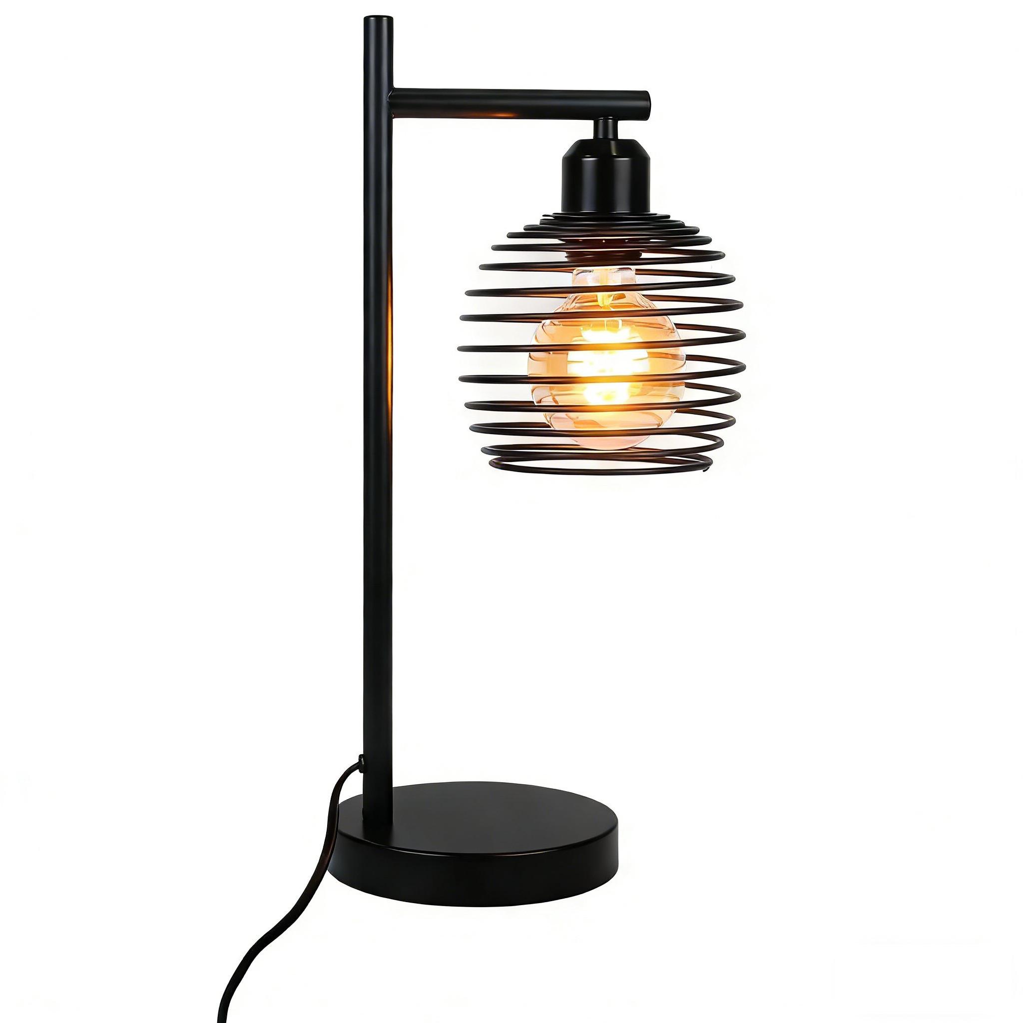 TISCHLAMPE Thaddeus 15/20/42.6 cm - Schwarz, Metall (15/20/42.6cm) - ZMH