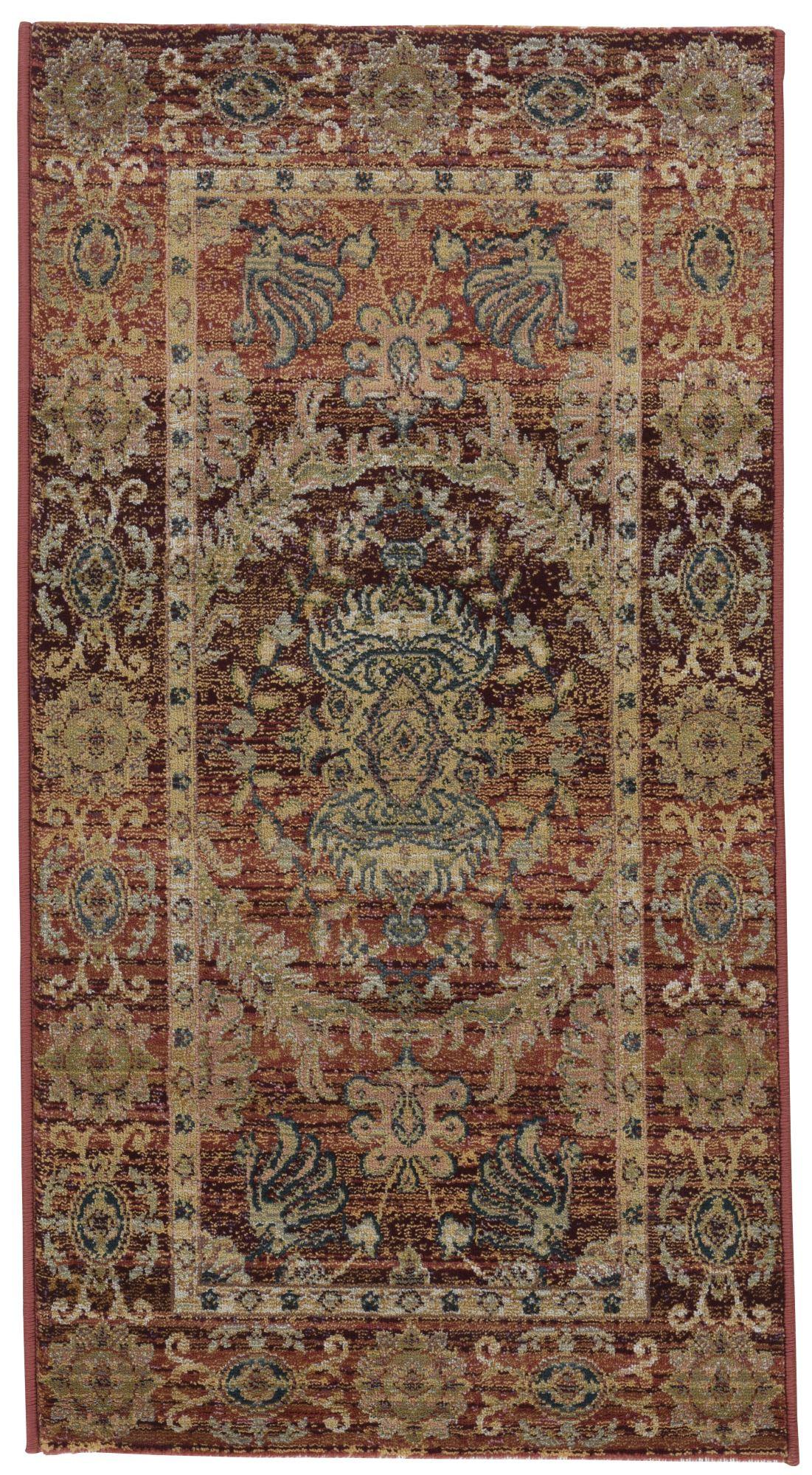 WEBTEPPICH Gabiro 3070 160x235 cm - Rostfarben, Textil (160/235cm) - THEKO