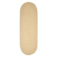 TEPPICHLÄUFER geflochten oval 66/200 cm - Beige, Textil (66/200cm) - Homescapes