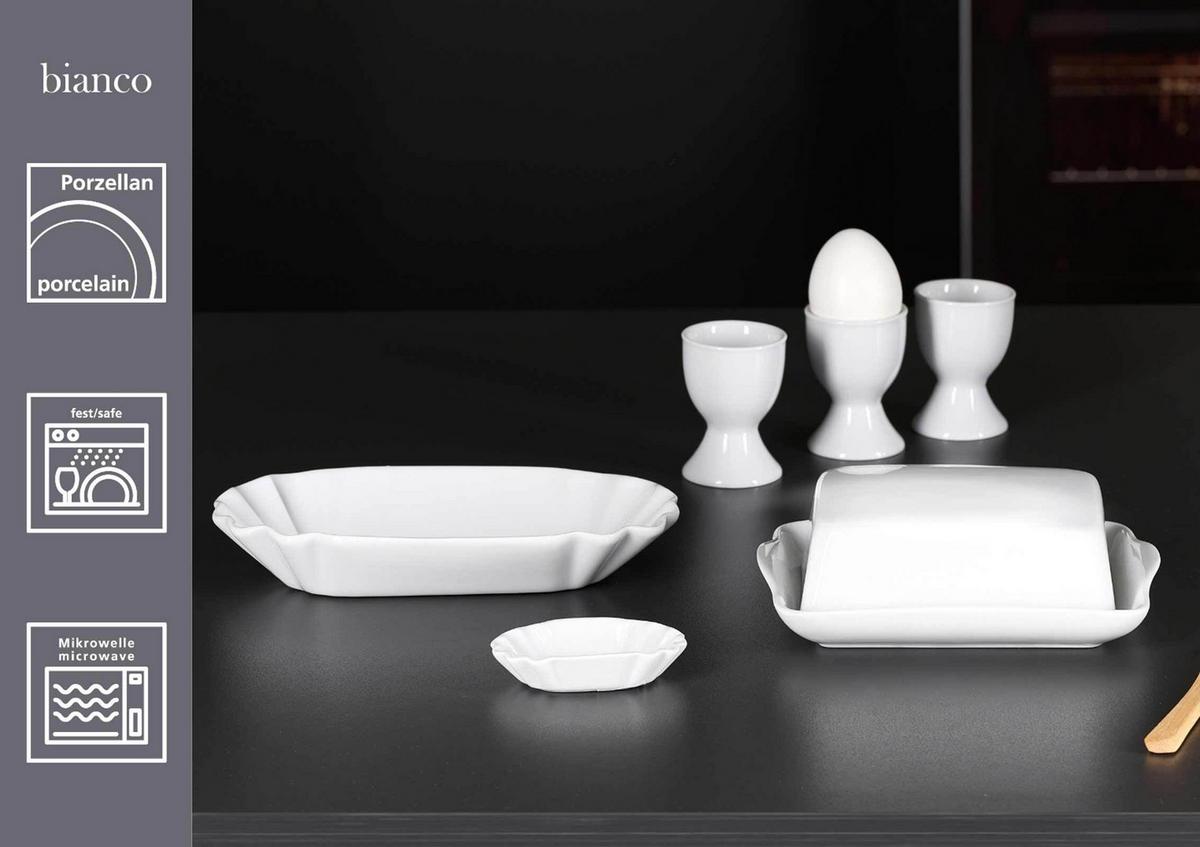 POMMES-SCHALEN Bianco weiß 20 x 12 cm 6er Set - Weiß, Keramik (20/12/3cm) - Ritzenhoff Breker