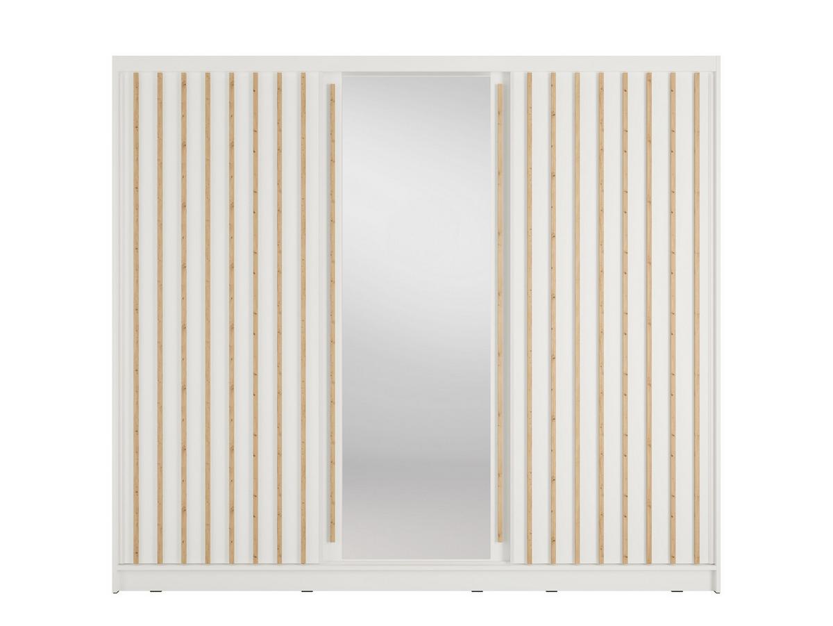 KLEIDERSCHRANK Weiß 248/215/62 - Weiß, Holzwerkstoff (248/215/62cm) - RAUMHIRSCH FURNITURE