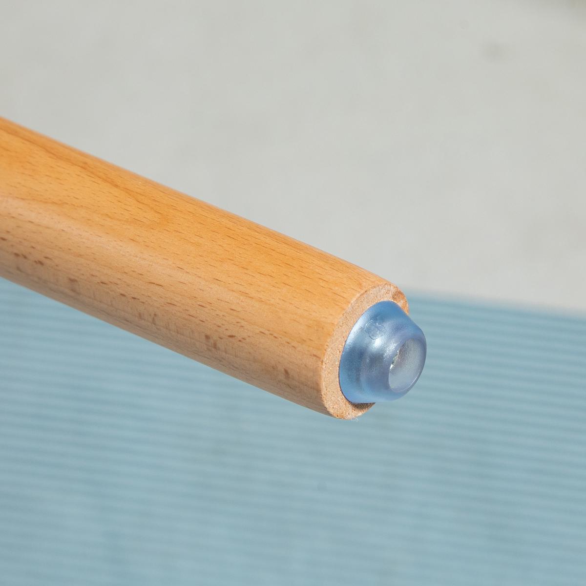 BARHOCKER, Kunstleder, Buchenholz, Weiß - Weiß, Kunststoff (43/91/43cm) - HOMCOM