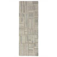 TEPPICH aus Wolle EDALE in Natur, abstrakt, Florhöhe 6 mm, 80 x 300 cm - Beige, Textil (80/300cm) - KADIMA DESIGN