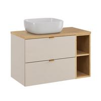 WASCHTISCH 80.6cm Azel Kaschmir - Kaschmir, Holzwerkstoff (80.6/52/46cm) - Petits-meubles