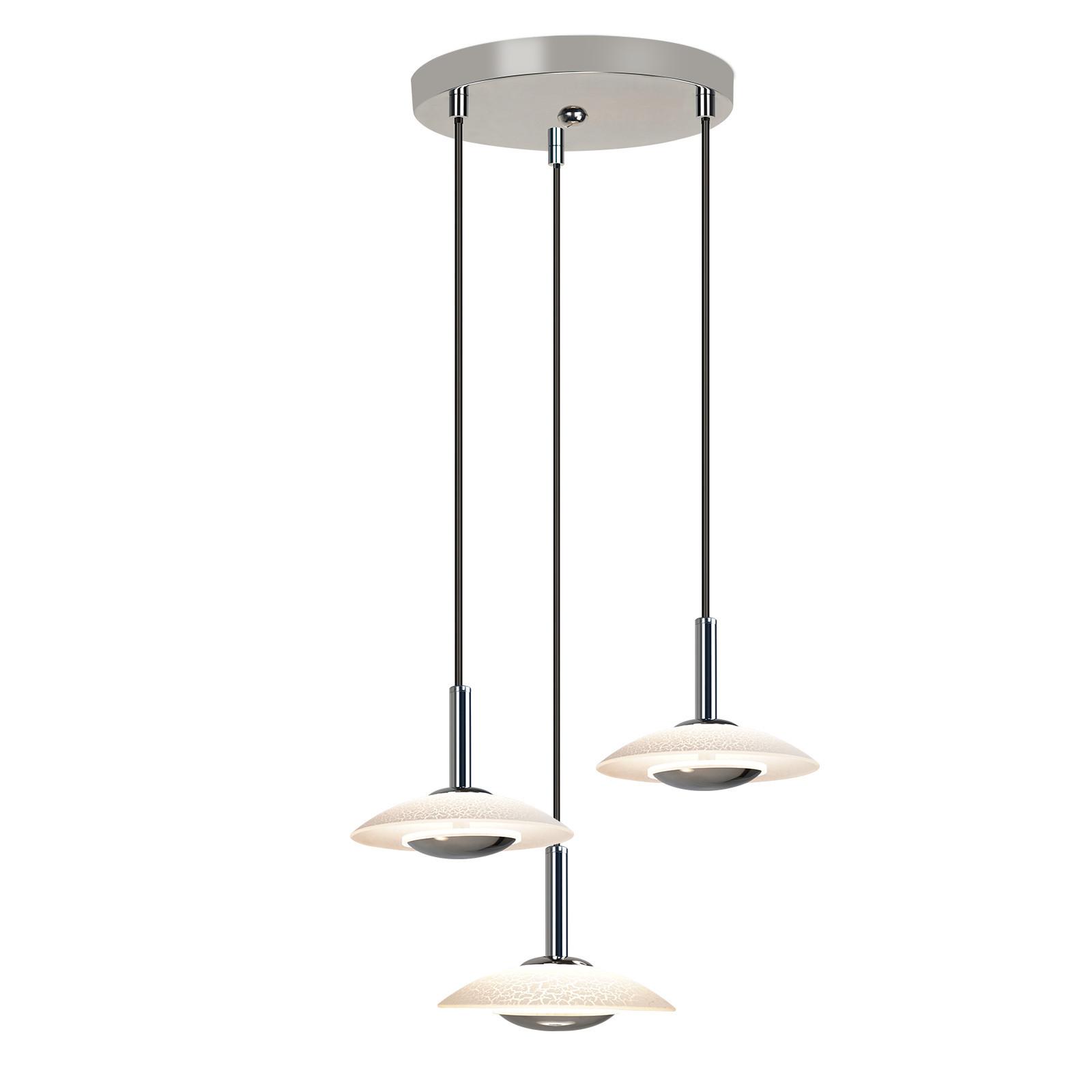 HÄNGELEUCHTE Lirag 16/25/138 cm - Beige, Metall (16/25/138cm) - ZMH