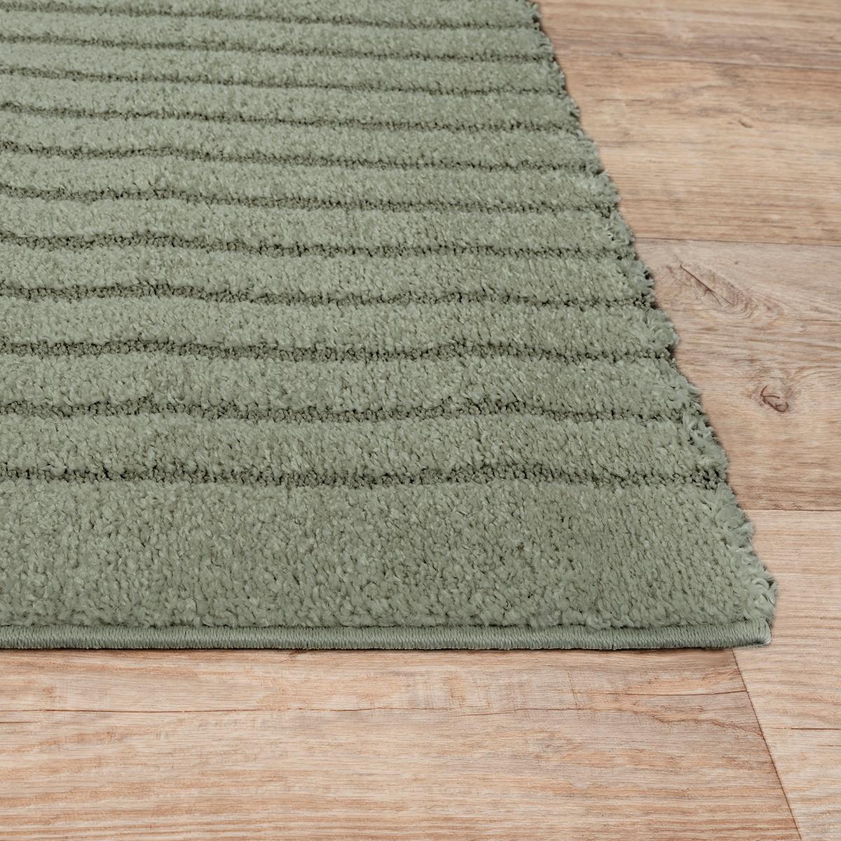 RUNDTEPPICH Geometrisch MUOTA Polypropylen Grün 120 x 120 cm - Grün, Textil (120/120cm) - KADIMA DESIGN