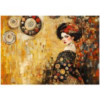 FOTOTAPETE Frau Abstrakt Vlies Tapete Wohnzimmer 250x175 - Multicolor, Papier (250/175cm) - Wallarena