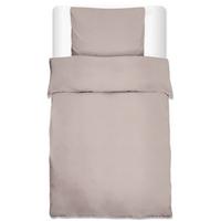 BETTWÄSCHE Julie 135/200 cm + Kissenbezug 80/80 cm Taupe Renforcé - Taupe, Textil (135/200cm)