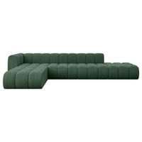 ECKSOFA modulares Sofa Zuvon-L2 - 387x177x70 cm Grün - Grün, Holzwerkstoff/Textil (387/177cm) - ALTDECOR