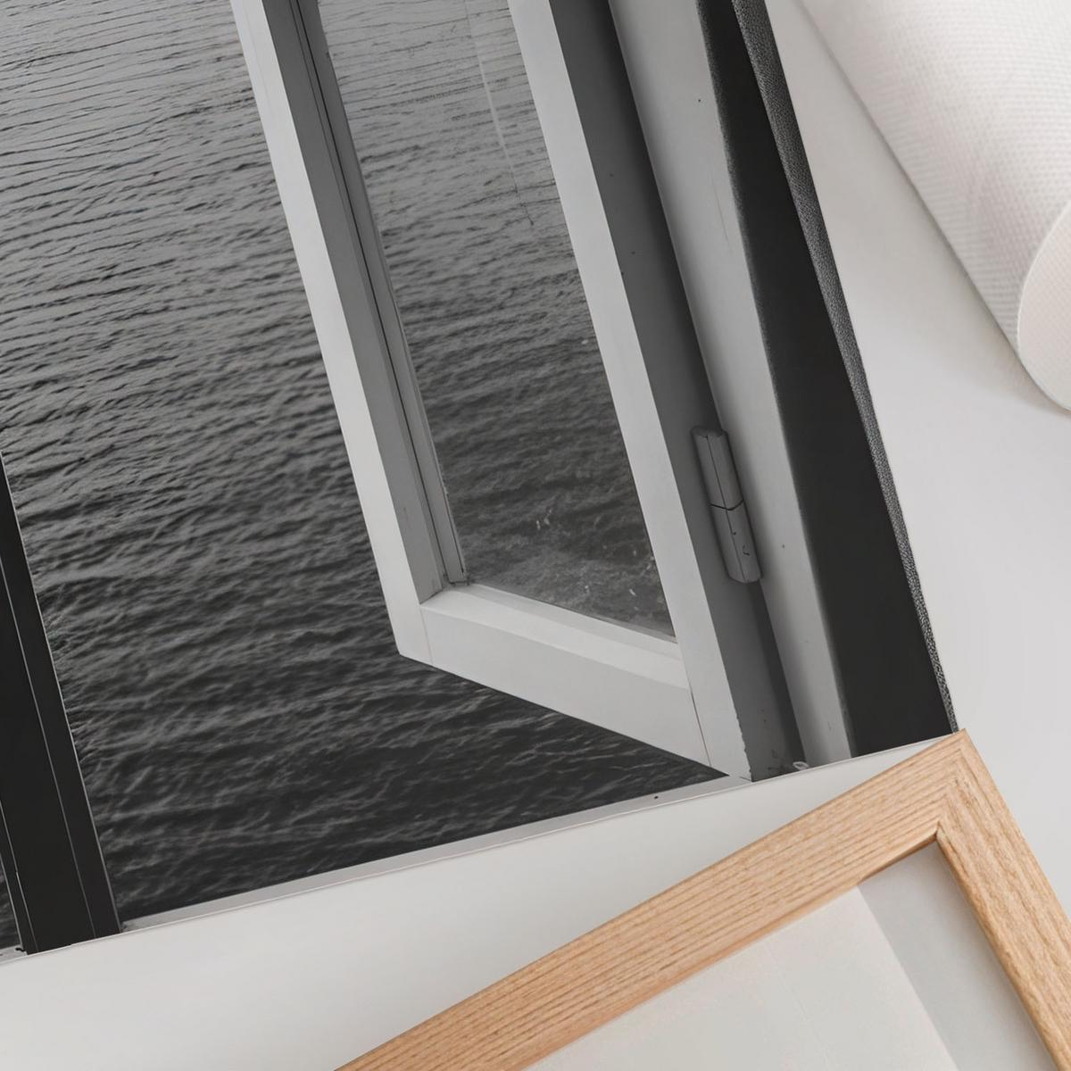 POSTER - 42x59 cm - Mana - Fenster öffnen - Schwarz, Textil (42/59/0.1cm) - TULUP