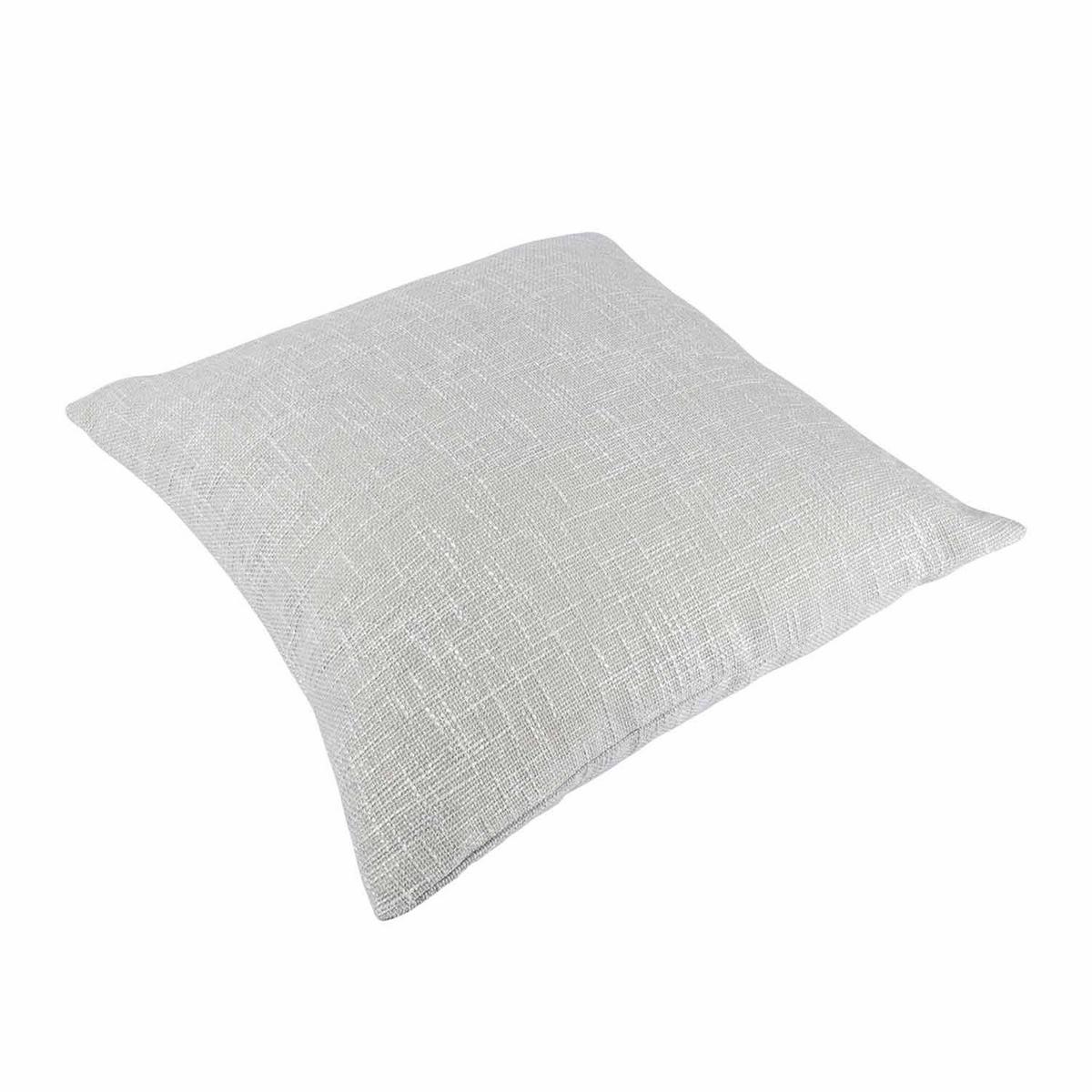 KISSENHÜLLE Bouclé hellgrau 45/45 cm - Hellgrau, Textil (45/45cm) - Homescapes