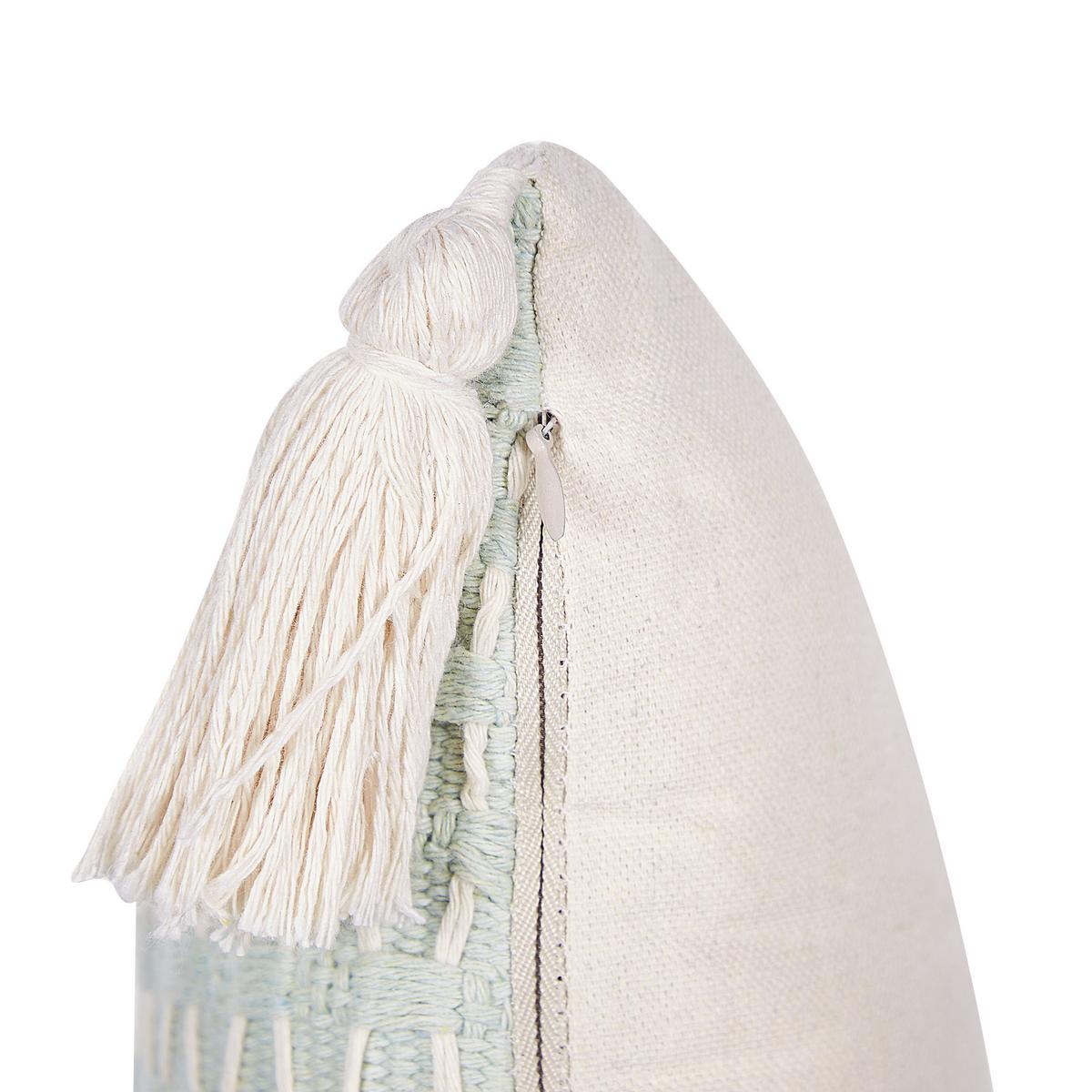 DEKOKISSEN 2er-Set Mintgrün 45/25 cm Hakone - Mintgrün, Textil (45/25cm) - Beliani