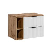 WASCHTISCHUNTERSCHRANK 80.6cm Adriel Weiß - Weiß, Holzwerkstoff (80.6/59/46cm) - Petits-meubles