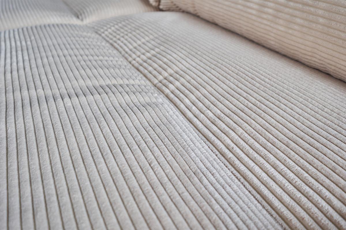 SOFA CINE Braun Cord - Schwarz/Braun, Kunststoff/Textil (284/84/106cm) - KAWOLA