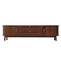 TV-LOWBOARD in Walnuss-Optik, Fernsehschrank mit Schiebetüren - Sonoma Eiche, Holzwerkstoff (170/46/39cm) - Urban Meuble
