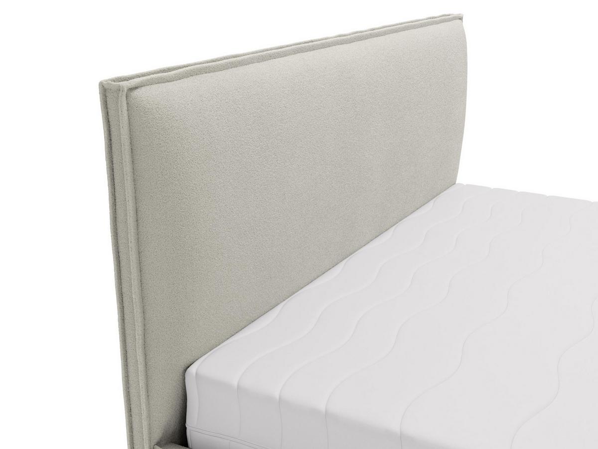 POLSTERBETT Bianco - Creme/Schwarz, Holzwerkstoff/Kunststoff (180/200cm) - MIRJAN24