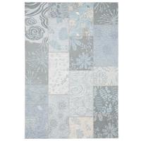 LUXUS VINTAGE DESIGNERTEPPICH PATCHWORK - Grau, Textil (60/90cm) - Pergamon