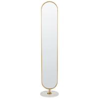 GARDEROBENSTÄNDER MOODY 170 cm Moody - Goldfarben/Weiß, Metall (34/170/34cm) - Beliani