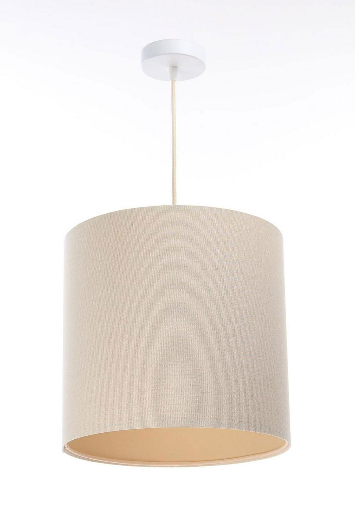 HÄNGELEUCHTE Beige 50/60 cm - Beige, Kunststoff (50/1.1/60cm) - ONZENO