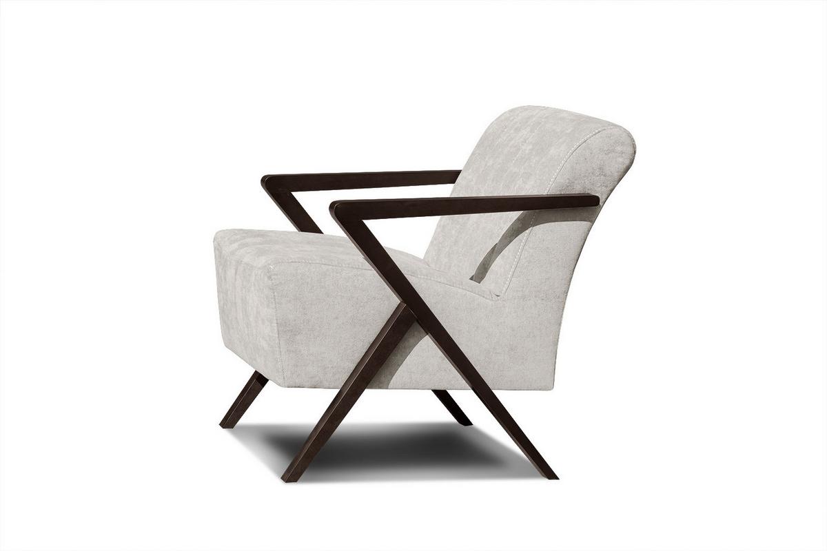 SESSEL LEBRON, ecru - Ecru, Holzwerkstoff/Textil (65/82/79cm) - Wozimo
