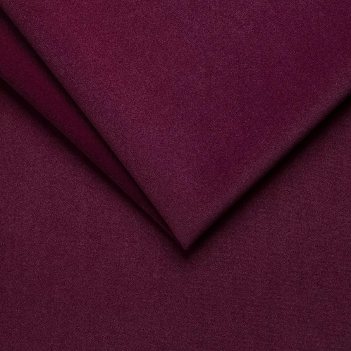 ECKSOFA L Form Vinoria Bordeaux 255/180/82 cm Rechts mit Schlaffunktion - Chromfarben/Bordeaux, Textil/Metall (255/180cm) - AX Living