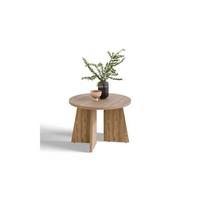 COUCHTISCH MOCHA 58/58/40 cm rund Nussbaum Royal - Nussbaumfarben, Holzwerkstoff (58/58/40cm) - Lookway