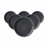 DESSERTTELLER Toledo dunkelgrau ø 20,5 cm 6er Set - Dunkelgrau, Keramik (20.5cm) - Ritzenhoff Breker