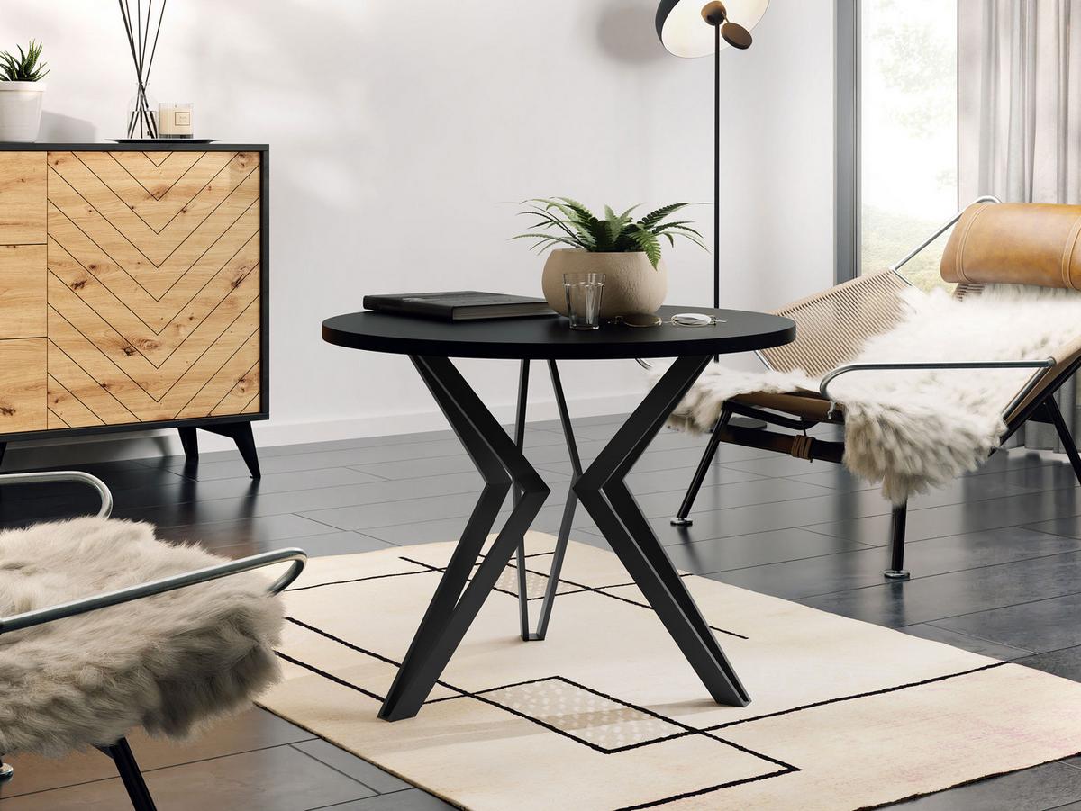 COUCHTISCH STK M13 - Schwarz/Grau, Metall (67/67/50cm) - MIRJAN24