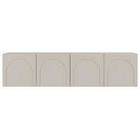 TV-LOWBOARD Arkadia Kaschmirgrau 200 cm - Kaschmir, Holzwerkstoff (200/49/35cm) - Selsey